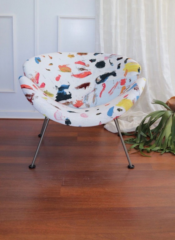 Artifort Orange Slice | Pierre Frey – Fauteuils, Metal, Textile (photo 6 of 6)