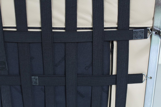 Image 1 of Lc2 Chair Le Corbusier Beige Leather Cassina, Charlotte Perriand Seats