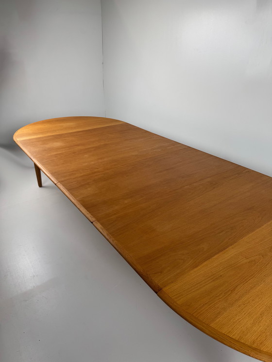 Image 1 of Henning Kjaernulf for Sorø Stolefabrik – Model 62 Extendable Oak Dining Table