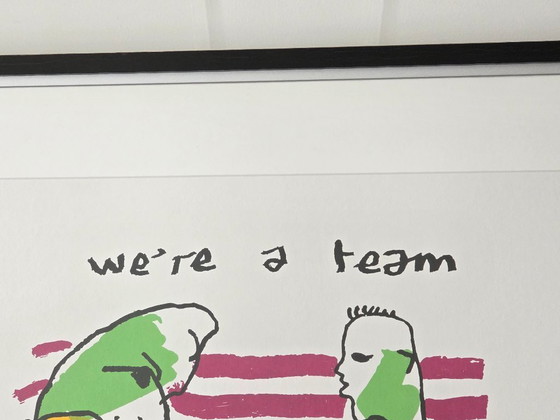 Image 1 of Herman Brood - We're a Team - E.A - Handsigned