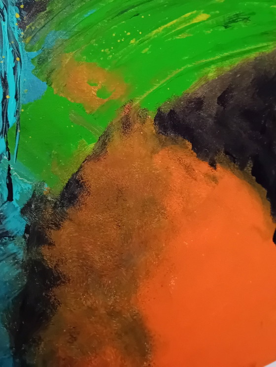 Image 1 of 2 Modern Abstract Paintings