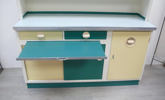 Image 1 of Armario de cocina de 50 cm con puertas correderas + extraíble, ideal también para cocinas pequeñas