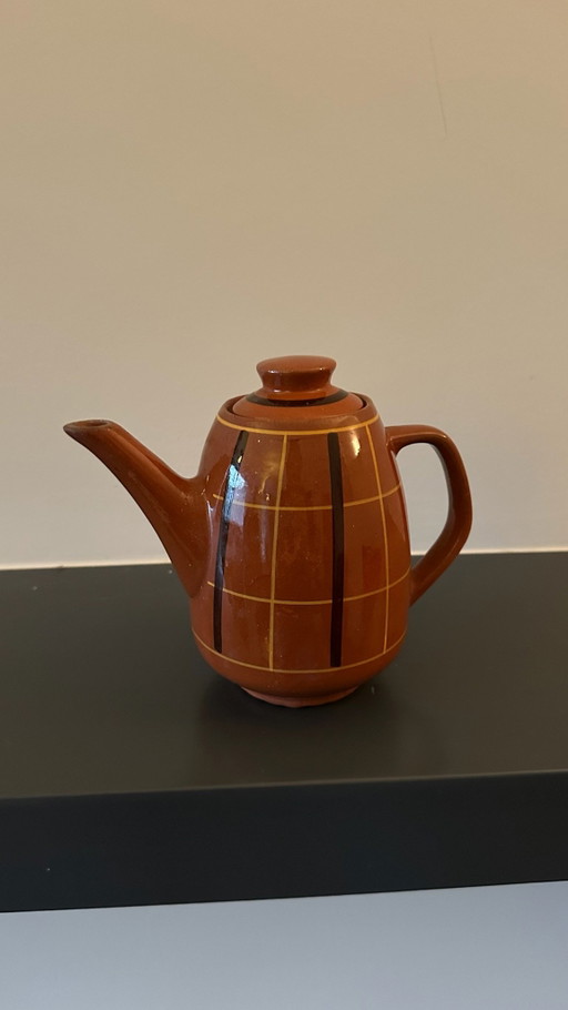 Théière vintage en céramique – Rheinsberg DDR