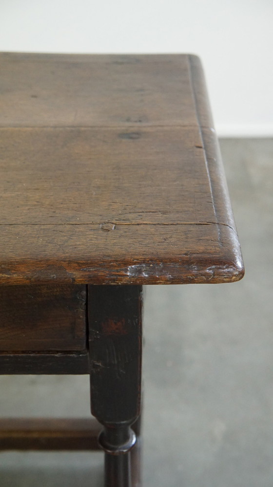 Image 1 of Bijzet/ Haltafel Met 1 Lade