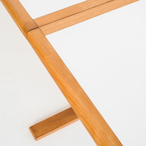 Vintage Scandinavian Beech Table With Extension. Sweden, 1980s. – Dining tables, Wood (photo 13 of 14)