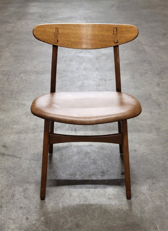 Sedia Hans J. Wegner CH30 in rovere, Carl Hansen & Søn – Sedie da pranzo, Wood, Vintage (photo 7 of 8)