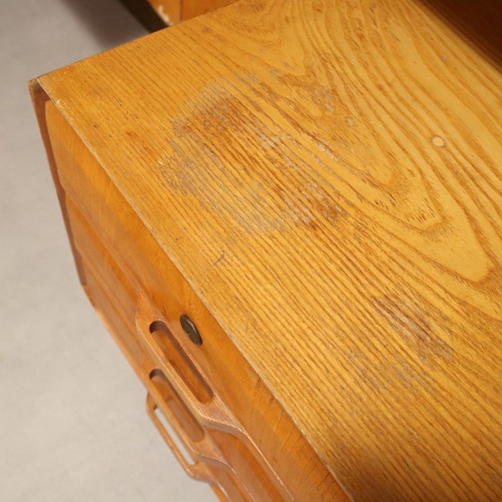Esdoornhouten wandboekenkast uit de jaren 60 – Boekenkasten, Wood (photo 11 of 16)