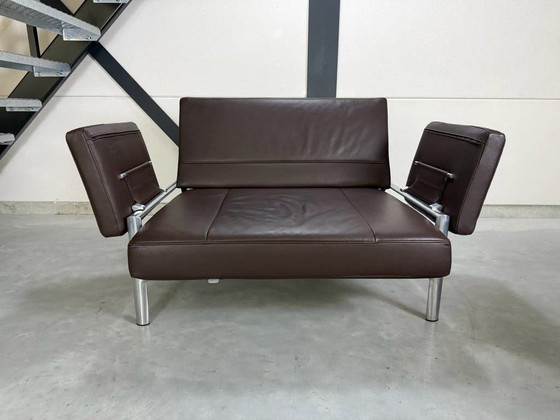 Poltrona Jori Metropole - pelle marrone scuro – Poltrone, polished steel (photo 9 of 11)