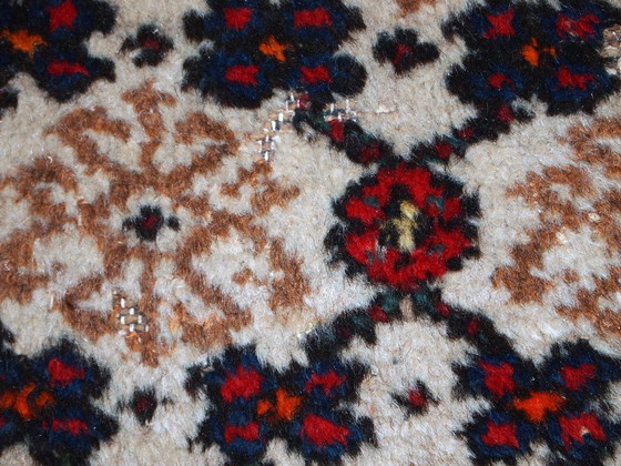 Image 1 of Handmade vintage Persian Hamadan runner 2.6' x 6.8' (80cm x 207cm) 1960s - 1C378