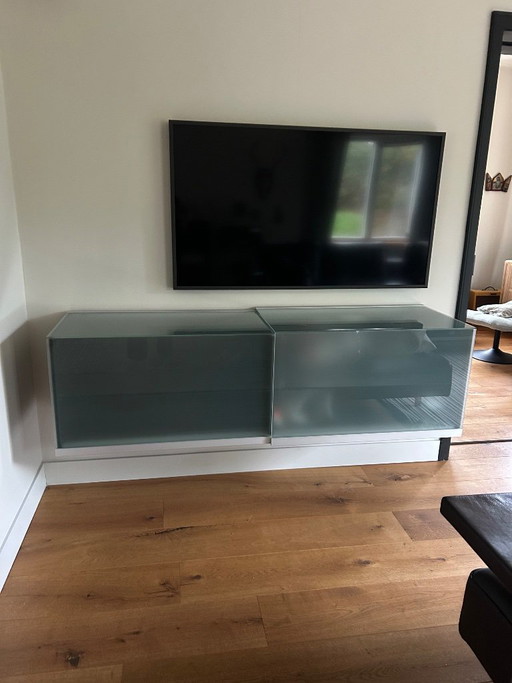 Team Wellis Media Furniture – tv meubelen, Glass, Wood