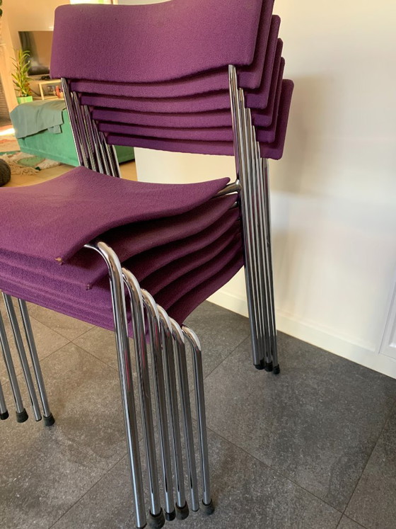 6 sedie Lammhults viola per il campus – Sedie da pranzo, Textile (photo 12 of 14)