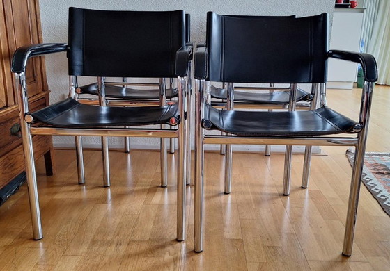 Image 1 of 4x design eetkamerstoelen Bauhausstijl