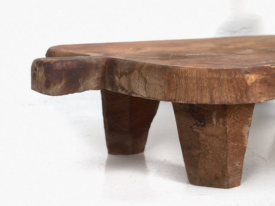 Antiker Couchtisch aus Massivholz (ca. 1900) #10, Beistelltische, Metall, Braun, Rustic (Foto 12 von 15)