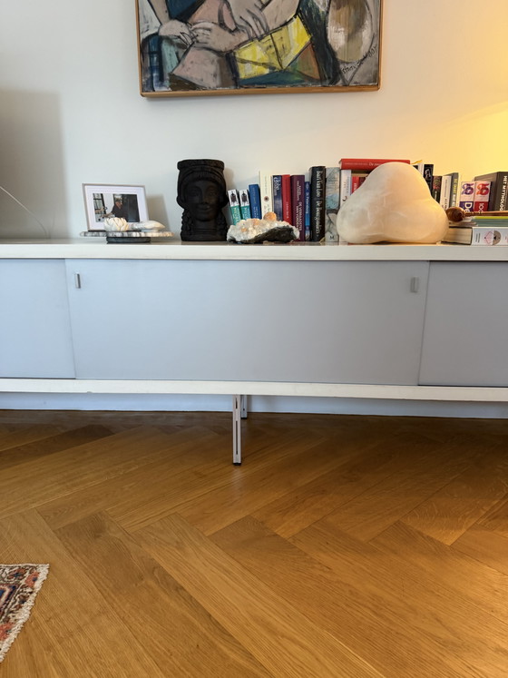 Horst Brüning Model 1730 sideboard for Behr, Germany, 1960s – Wood, Metal (photo 3 of 14)