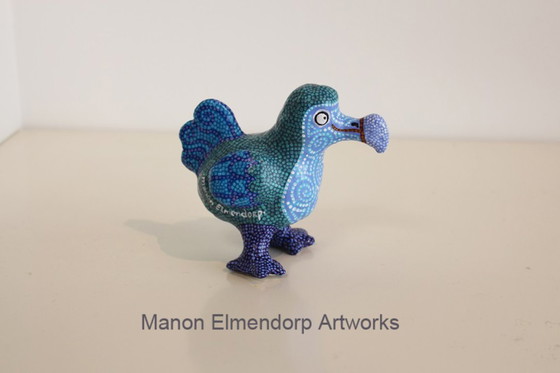 Image 1 of 100% Handgemaakt Beeldje Dodo/ Vogel Kunst Nieuw 