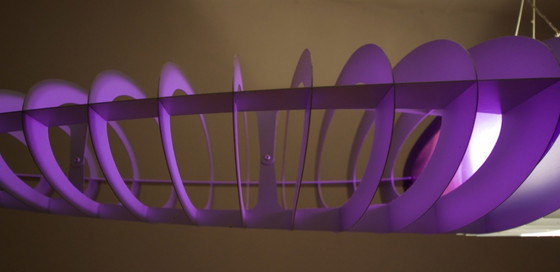 Image 1 of Titania Queen Luceplan D17Q suspension XL 140cm violet rouge vert