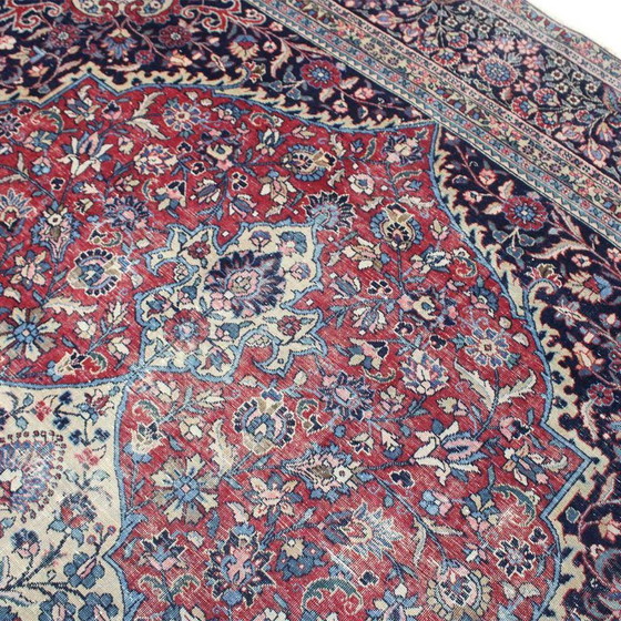 Image 1 of Persian carpet hand-knotted vintage 354x257
