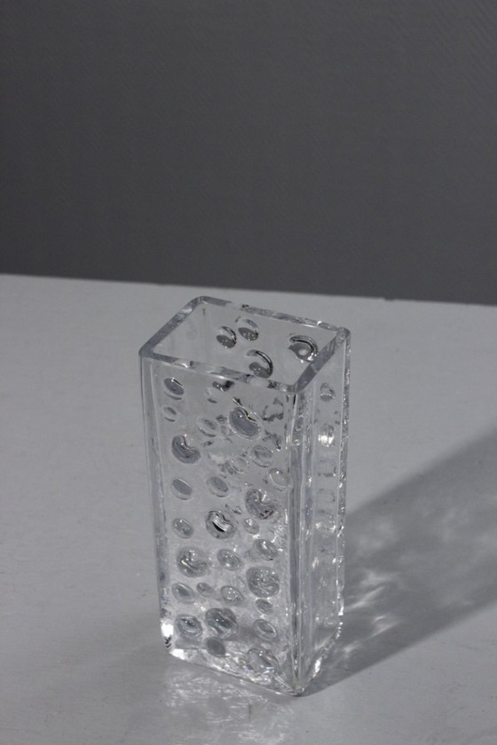 Image 1 of Vase verre Bubble design Erich Jachmann pour WMF Allemagne 1970s