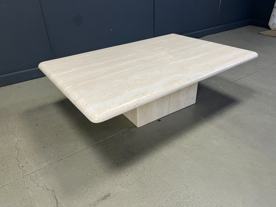 Image 1 of Travertine rectangular Coffee Table 1970s, Italy