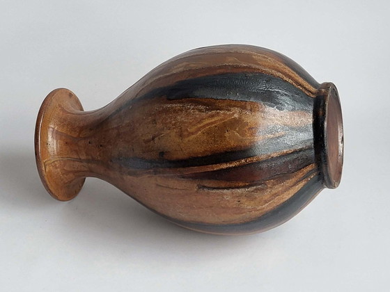 Image 1 of Sylvain Hublet - Vase - Flamed stoneware - Height: 36 cm