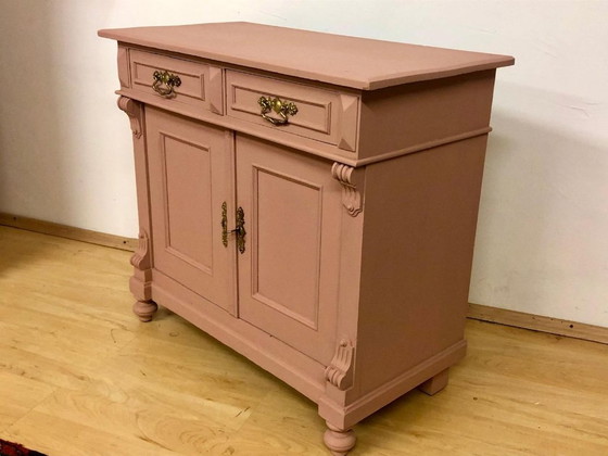 Image 1 of Traumhafte kleine Gründerzeit Kommode um 1880 à Altrosa