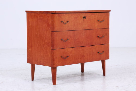 Image 1 of Vintage ladekast | Mid Century ladekast | houten opbergmeubel 60s #07-45