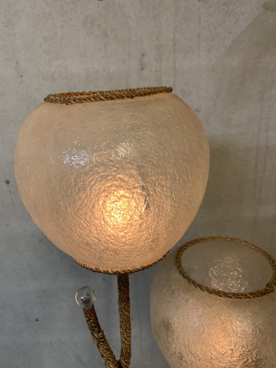 Image 1 of Lampada da terra organica con tre punti luce e sette bracci. (Spagna)