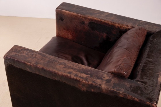 Image 1 of Rodolfo Dordoni Suitcase Armchair in Pony Leather, 1997 Minotti