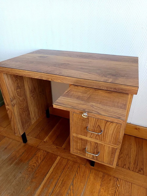 Bureau Vintage Demi Ministre 1970 – Bureaux, Wood (photo 6 of 6)
