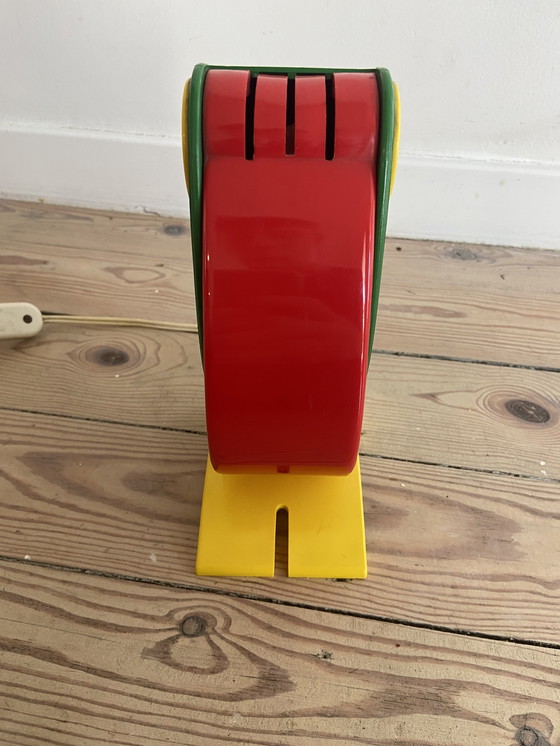 Image 1 of Lampe Toucan Ferrari - Jaune Vert Rouge - Design classique 1970