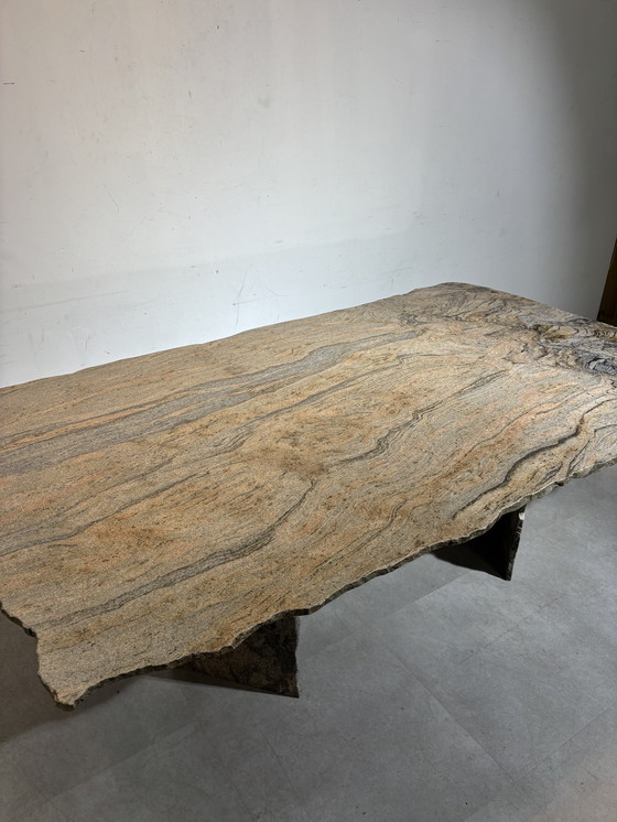 Image 1 of Vintage Quartzite Marble Dining Table