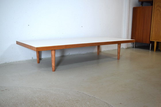 Image 1 of Large 1950s Coffee Table Vintage Coffee Table Mid Century Table 