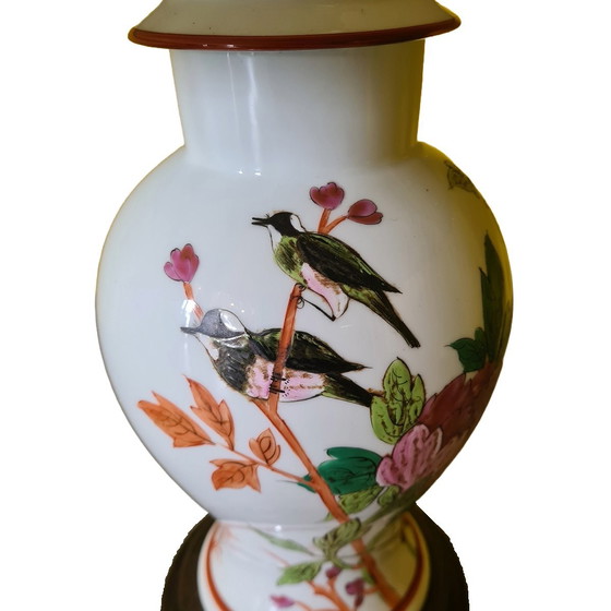 Image 1 of Lampada da tavolo in porcellana francese d'Art de Rodez, anni '80