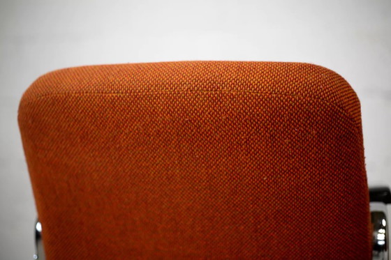 Image 1 of 4x Fauteuils "Space Age", Piètement Acier Chromé, Revêtement