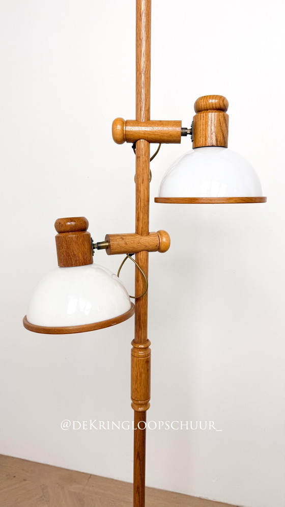 Lampadaire Steinhauer Vintage en Bois – Wood, Plastic (photo 3 of 5)