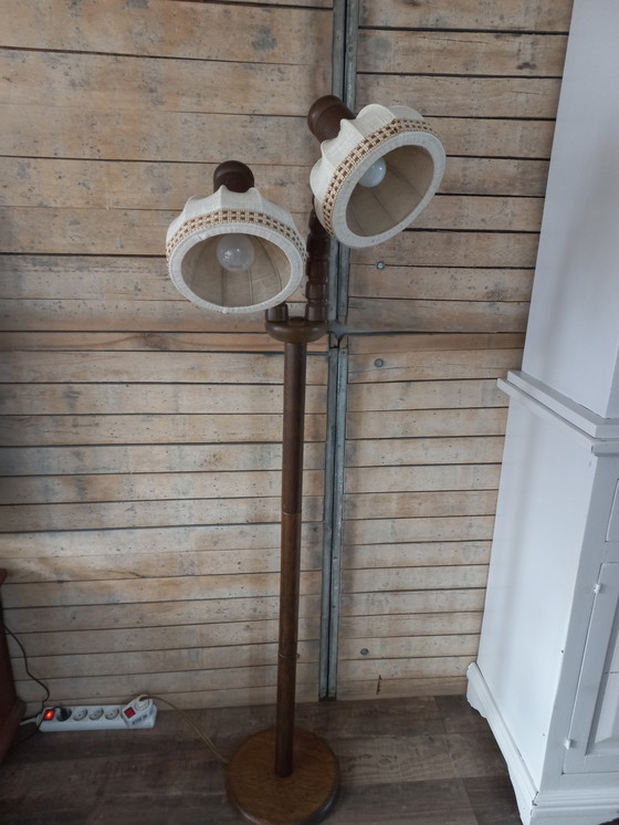 Image 1 of Lampada da terra vintage Steinhauer con doppio paralume, anni '60/'70