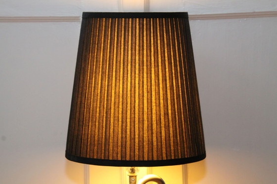 Image 1 of Trompetlamp Vloerlamp Zilver Zwart 100% Duurzaam Uniek