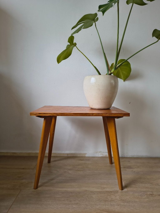 Vintage Wooden Side Table / Mid-Century Modern Side Table