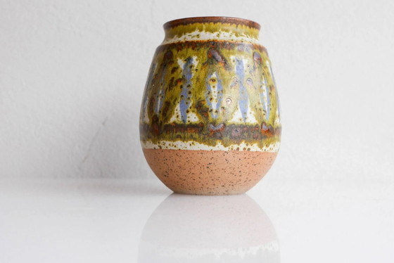 Image 1 of Mid-century modern art Danish pottery vase by Michael Andersen, 1960s