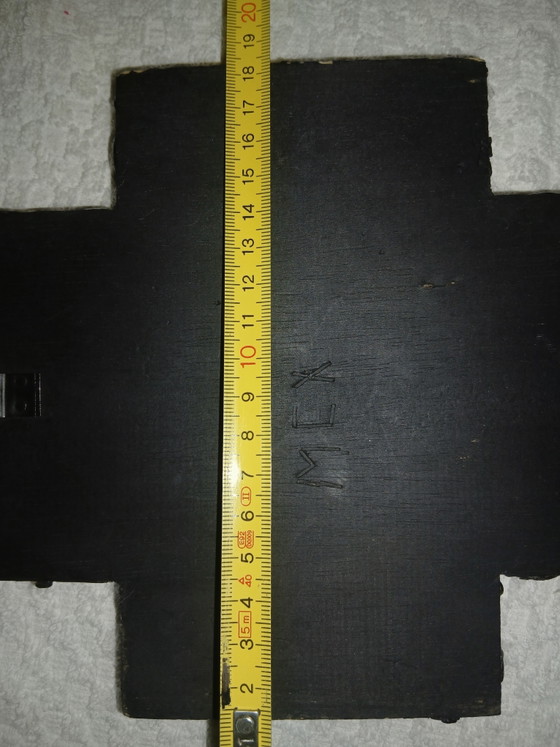 Image 1 of Seltenes Estela Ogazón „Milagros“-Kreuz – Frühwerk (Stempel „MEX“)