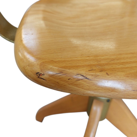 Image 1 of Ama Elastik Chaise pivotante des années 50, chaise d'architecte