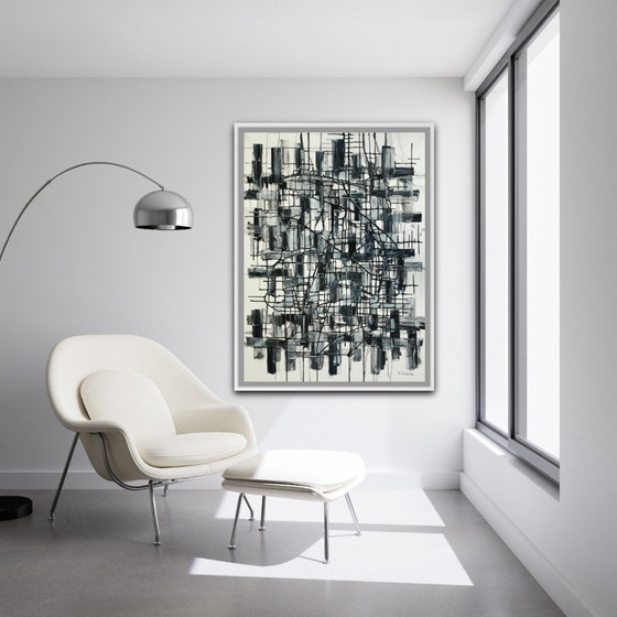 Image 1 of Natia Antadze Abstracte compositie XXL