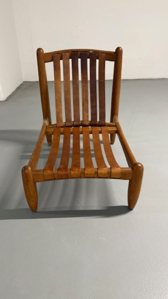 Image 1 of Brutalistische loungestoel jaren 60