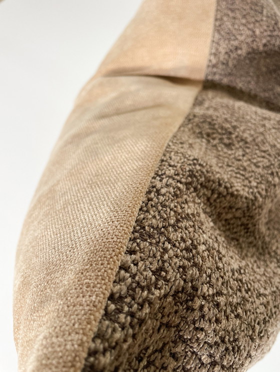 Image 1 of Decorative cushion | handmade | mixed fabrics