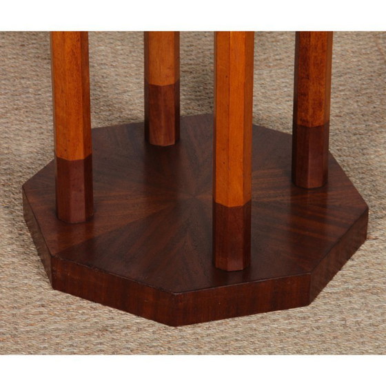 Image 1 of Beistelltisch aus Holz, Art-Deco-Stil aus den 1930er Jahren