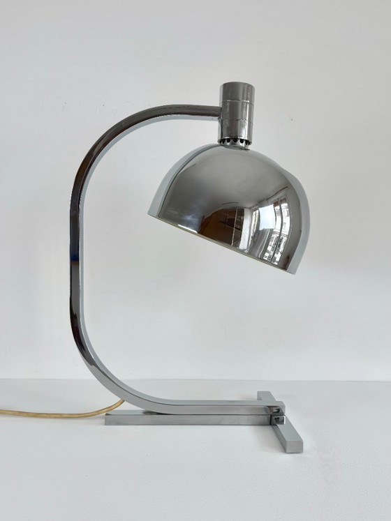 Image 1 of AM/AS lamp in chromed brass by Franco Albini, Italy, 1960