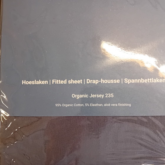 Image 1 of Jersey hoeslaken Cool Grey 180 x 200/210 cm 