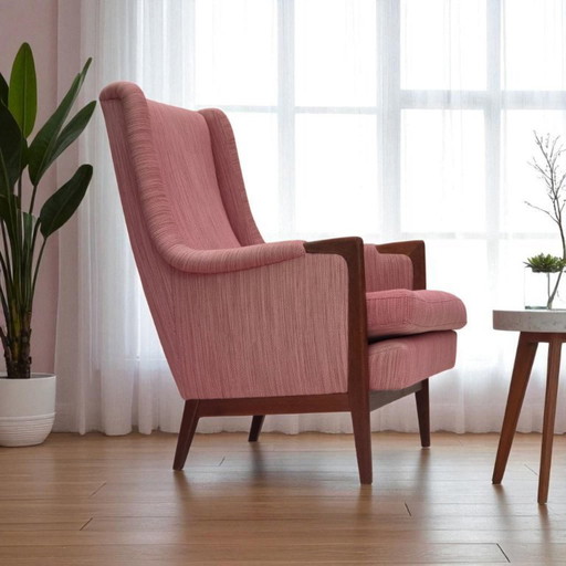 1960s, Design suédois par Karl Erik Eskselius pour JOC Vetlanda, Fauteuil, Modèle F122.