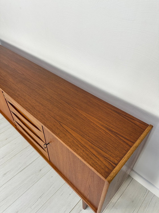 Image 1 of 1960s Vintage Large Minimalistic Mid-Century Teak Sideboard