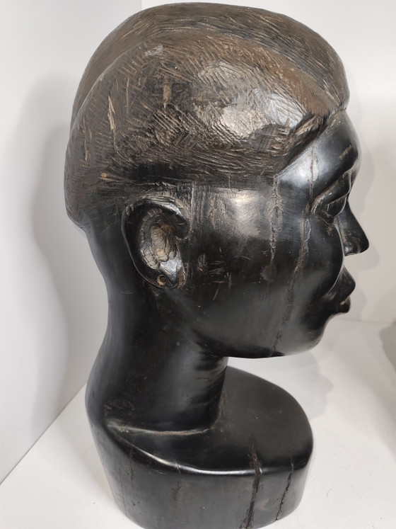 Busto Uomo e Donna Makonde Tanzania in Ebano – Sculture, Wood (photo 11 of 15)